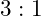 3:1